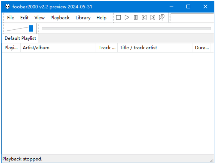 foobar2000音乐播放器
