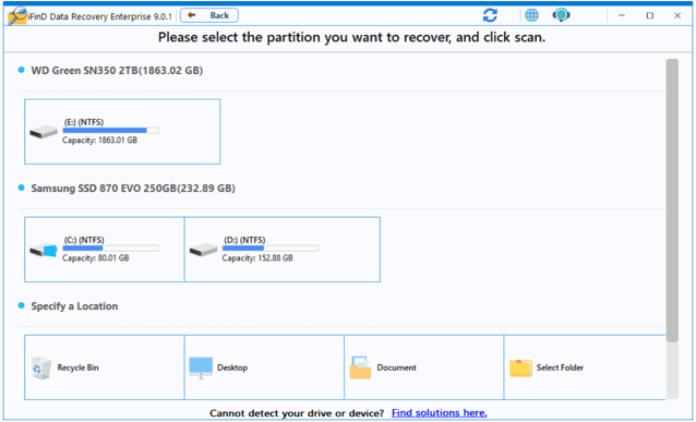 iFind Data Recovery(数据恢复软件)便携版