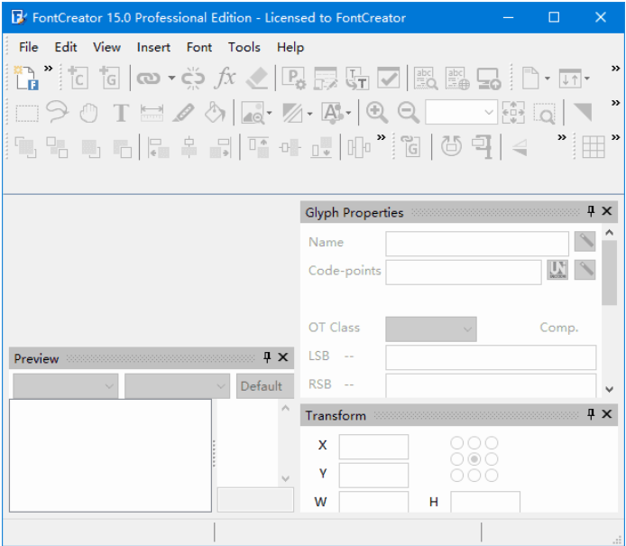 FontCreator(字体编辑设计软件)英文便携版