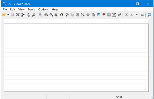 DBF Viewer 2000(处理DBF文件工具)便携版